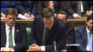 UK Deficit is Falling  Autumn Statement  CNBC International [upl. by Nyrek]