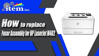 How to replace HP LaserJet M402 Fuser Assembly [upl. by Maurer]