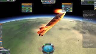 KSP Starship late 2019 Reentry and landing [upl. by Otirecul53]