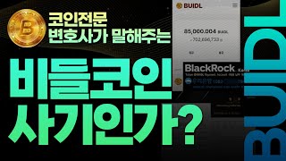 BUIDL 비들 코인 사기인가 코인전문변호사 말해드립니다 코인사기 빗썸상장 떡작 [upl. by Bogusz]