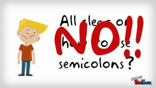 Grammar Pack  How to use a semicolon [upl. by Cagle709]