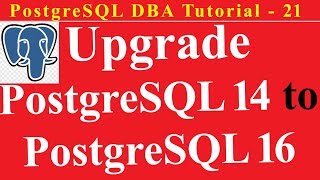 Upgrade PostgreSQL 14 to PostgreSQL 16 Step by Step Process in Ubuntu 2204 LTS [upl. by Dlanger]