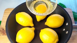 ¡La mejor Receta de limón del mundo 4 INGREDIENTES Si tienes limones mira el vídeo ES deliciosa [upl. by Sacksen]