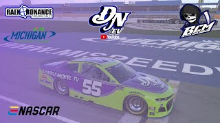 Michigan 2023 Sim Race City RD 4 NASCAR Sprint Cup Series Flying Aces TV Double Nickel TV [upl. by Ahsram]