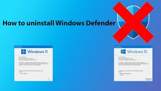 How to uninstall Windows Defender from Windows 1011 new faster method available [upl. by Killigrew]