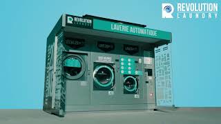 Un kiosque laverie extérieur et automatique [upl. by Anma]