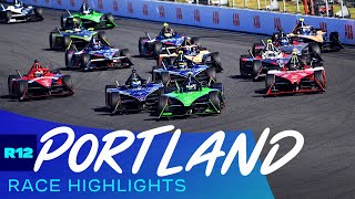 2023 Southwire Portland EPrix  Round 12  Race Highlights [upl. by Harlie]