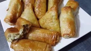 وصفات رمضان  بوراك بعجينة الفيلو خفيفة و شهية bourek a la pate filo [upl. by Oberon]