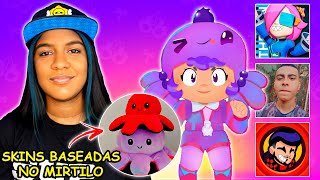 ANALISANDO CONCEITOS DE SKINS INSPIRADAS NO MIRTILO Ft Criadores de ConteÃºdo de Brawl Stars [upl. by Ecnerrot677]