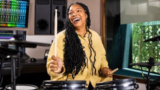 NEW Simmons Titan 50 BEX Electronic Drum Kit  Demo and Overview with Bianca quotBRichquot Richardson [upl. by Brian]