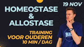 ALLOSTASE zorgt voor GROTERE of KLEINERE spieren 10 MIN training voor ouderen [upl. by Roselane977]