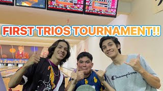 BOWLING OUR FIRST TRIOS TOURNAMENT NINTENDO EDITION [upl. by Vinna450]