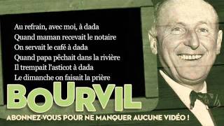 Bourvil  A dada  Paroles Lyrics [upl. by Nunciata920]