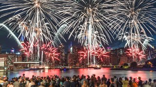 Macys Fireworks 2024  New York City LIVE Macys 4th of July Fireworks 2024  Hudson River [upl. by Aisanat]