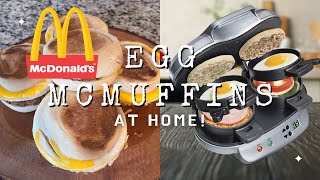 Egg McMuffins Made Simple At Home [upl. by Elladine]