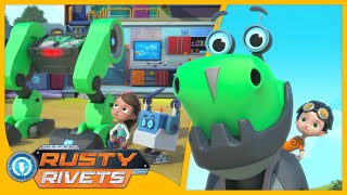 Rusty Makes Botasuar and MORE  Rusty Rivets Episodes  Cartoons for Kids [upl. by Birkner49]