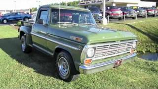 1969 Ford F100 Start Up Exhaust and In Depth Tour [upl. by Inaej]