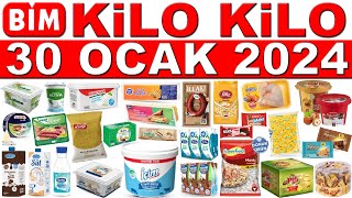 BİM 30 OCAK 2024 KATALOĞU  KİLOLUK GIDA ÜRÜNLERİ  BİM ÇİKOLATA GOFRET  BİM KAMPANYA amp İNDİRİMLERİ [upl. by Habeh]