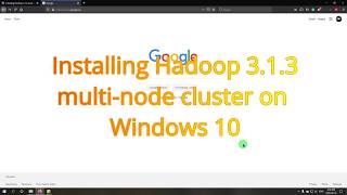 Setting up Hadoop 313 multi node cluster with problems and solution in Windows 10 [upl. by Amorette]