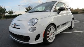 2013 Fiat 500C Abarth Start Up Exhaust and In Depth Review [upl. by Kenrick]