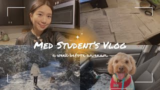 🫀🐶🇨🇦 Med school cardionephro exam  Dog sitting  캐나다의대생 브이로그 [upl. by Ettener]