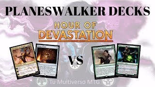 Planeswalker Decks Nicol Bolas the Deceiver Vs Nissa Genesis Mage [upl. by Konstanze]