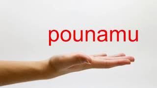 How to Pronounce pounamu  American English [upl. by Ainosal]