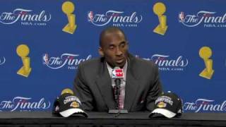 2009 NBA Finals Game 2 Kobe Bryant PostGame Interview HQ [upl. by Womack]