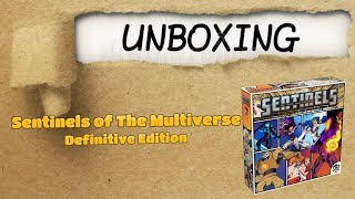 Unboxing Sentinels of The Multiverse Definitive Edition  A Heroic Reveal [upl. by Zashin]