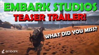 Embark Studios ARC Raiders First Teaser Trailer  What Did You Miss [upl. by Eniaral]