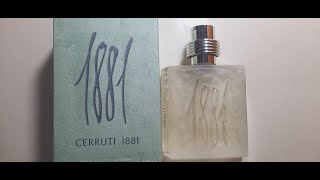 Cerruti 1881 Men Fragrance Review 1990 [upl. by Yuk]