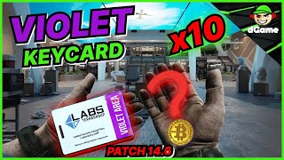 VIOLET KEYCARD FINDING THE HARDEST ITEMS IN ESCAPE FROM TARKOV PATCH 146 [upl. by Annoit]