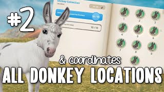 ALL Donkey Locations amp coordinates PART 2  STAR STABLE ONLINE [upl. by Trebloc]