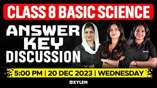 Class 8 Basic Science  Answer Key Discussion  Xylem Class 8 [upl. by Penrose]