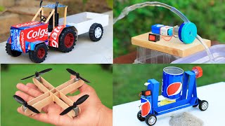 4 Amazing Things You Can Make At Home  Awesome DIY Toys  Homemade Inventions [upl. by Eilsew]