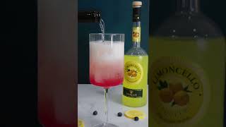 Blueberry Limoncello Spritz Cocktail Recipe [upl. by Ellerrehs]