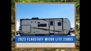 NEW 2023 FLAGSTAFF MICRO LITE 25BDS TOUR [upl. by Esirehc]