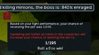 Maxing out Araxyte Pet Chance [upl. by Lewert54]