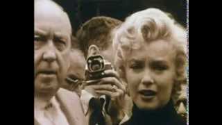 Footage Of Marilyn Monroe Out The Front Door And Into A Divorce From Joe Dimaggio 1954 [upl. by Alam]