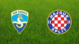 Sibenik  Hajduk Split LIVE [upl. by Eillim]