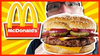 McDonalds ♥ Angus Third Pounder Bacon amp Cheese Review [upl. by Joya]