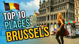 Top 10 Places to Visit in Brussels 2024  Belgium Travel Guide [upl. by Acissehc]