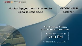 Monitoring geothermal reservoirs using seismic noise [upl. by Anitel]