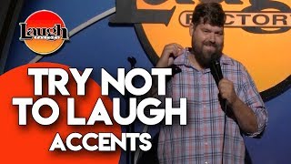 Try Not To Laugh  Accents  Laugh Factory Stand Up Comedy [upl. by Yahsram]