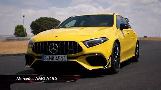 2024 Mercedes Benz AMG A45s FACELIFT MILLITEK EXHAUST launch Controls [upl. by Nahtnaoj506]