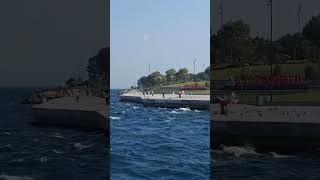 Ferry From Eminonu To Kadikoy water ferry istanbul beautiful nature [upl. by Yellat]