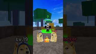 doge gets help from hackers🤩 roblox doge bloxfrutis [upl. by Habas]