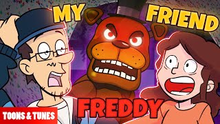 My Friend Five Nights at Freddys FGTeeV FNAF Animated Music Video [upl. by Ynnod]