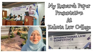 My Research Paper Presentation at Kahuta Law collegeProud Moment ♥️☺️ [upl. by Ayoras]