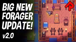 New Forager 20 Update  Build Roads Fences Beds amp More [upl. by Rema]